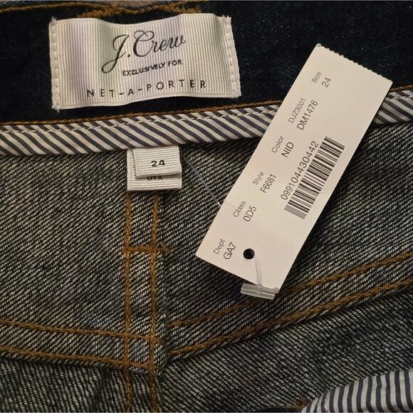 J.Crew‎ Net-a-Porter collab collection jeans size 24 pristine New!!! - Picture 8 of 16